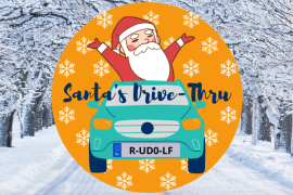 Santa's drive-thru