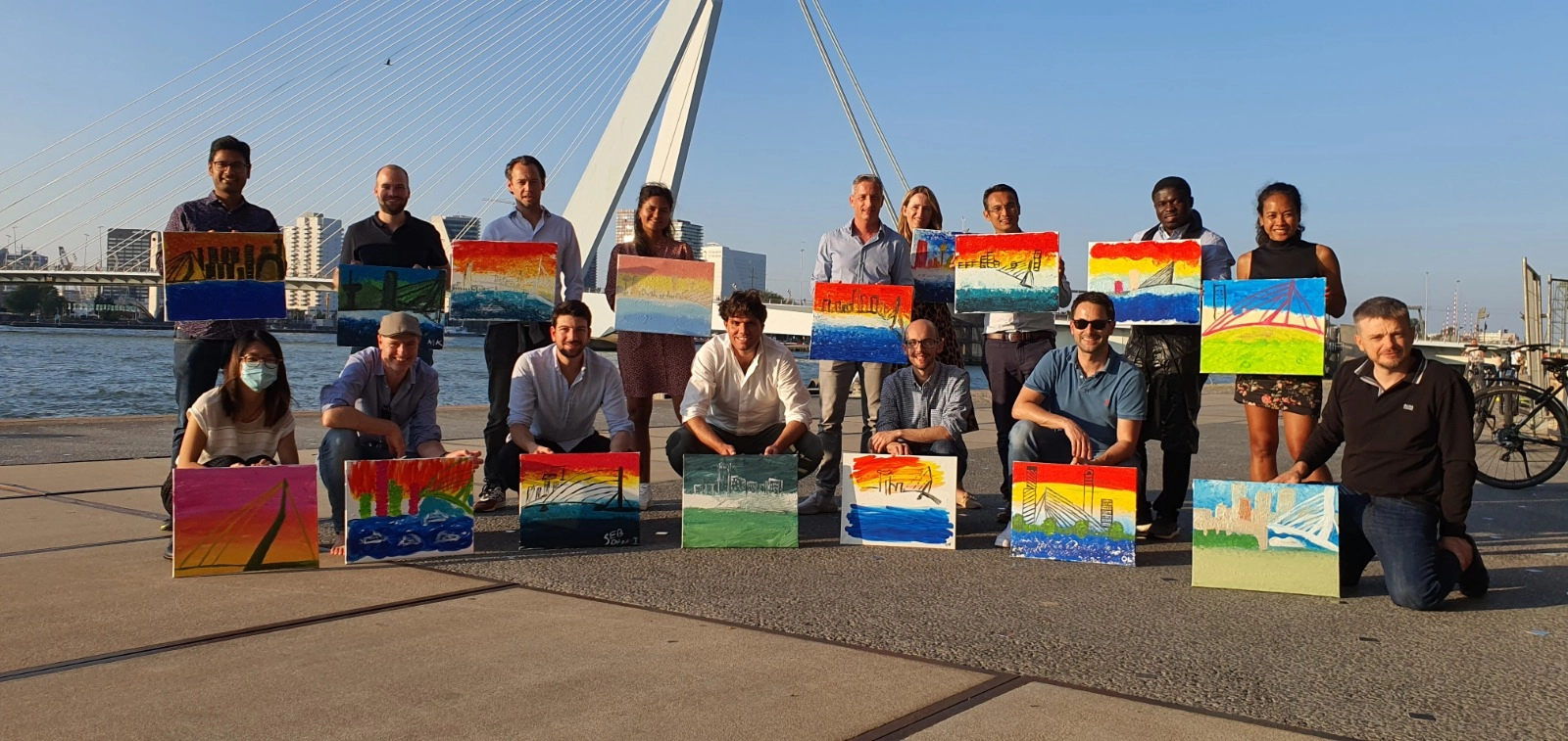 paint the skyline teamuitje rotterdam