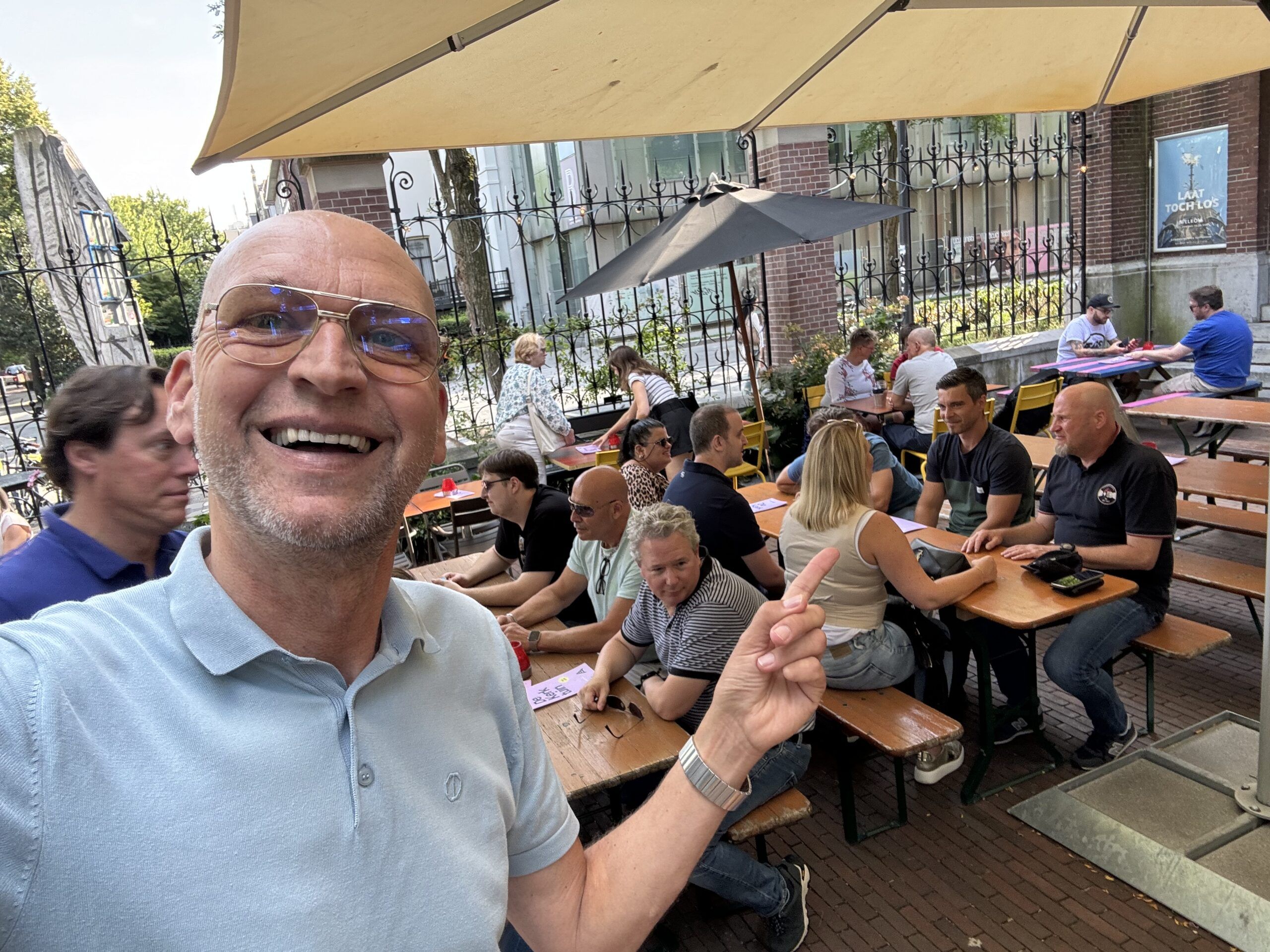 Selfie voor teambuilding den haag